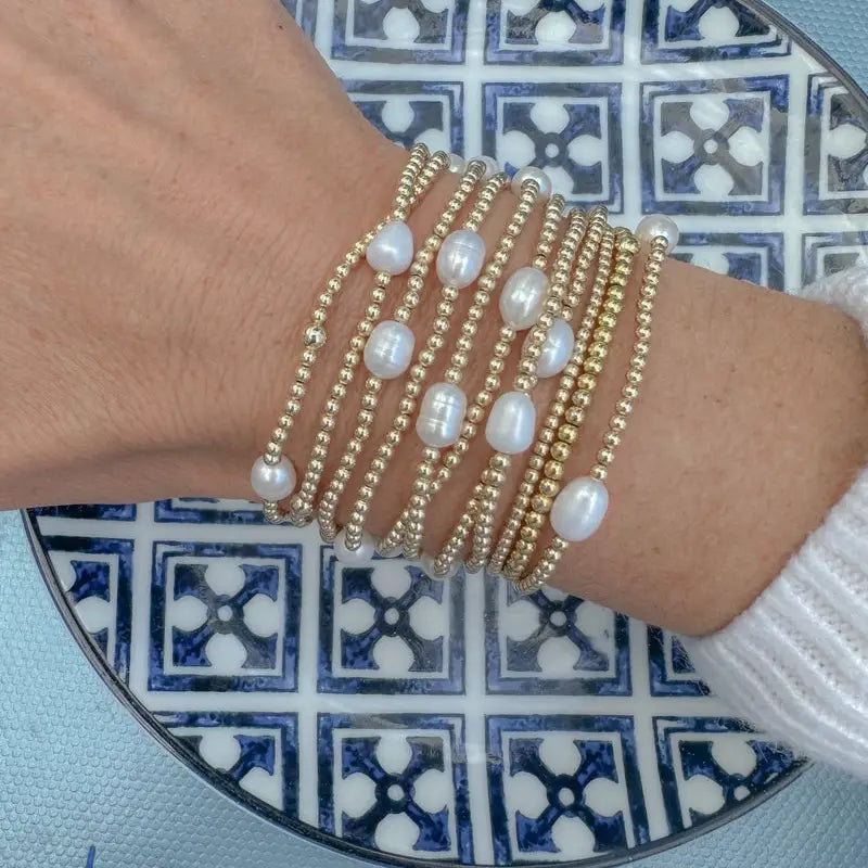 Coastal Pearl Bracelet by Amethyst & Opal image 2