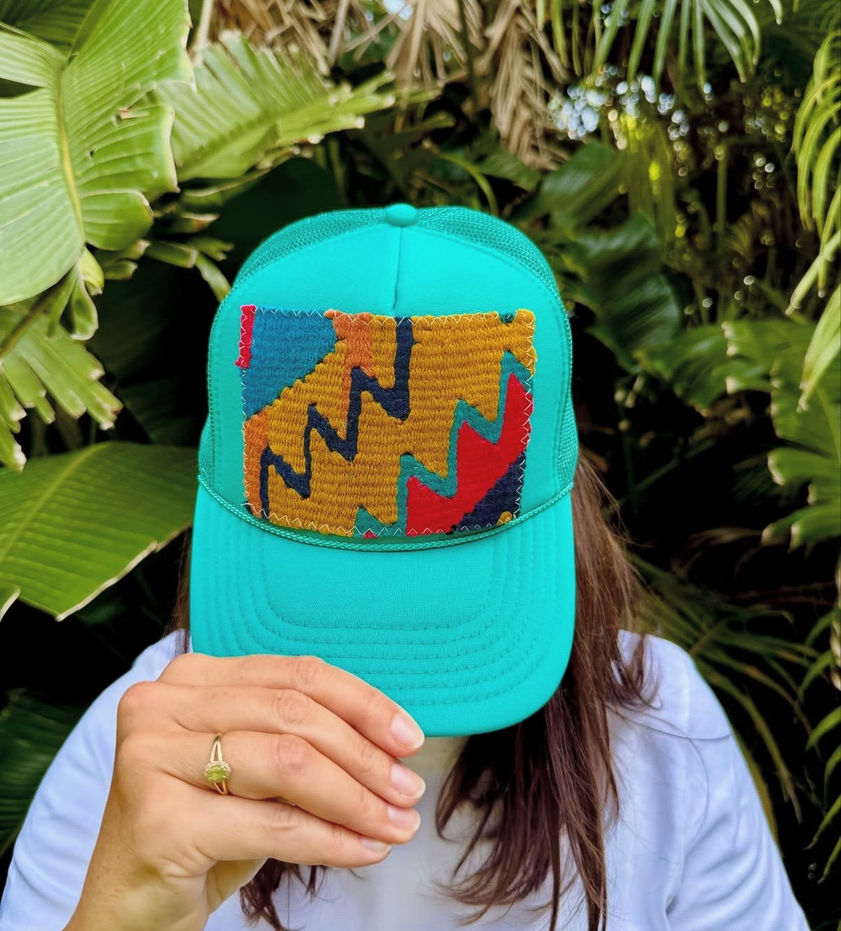 Jade Kilim Trucker Hat | ORIJINAL