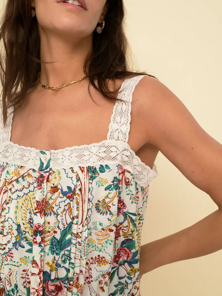 Martina Dress Ecru image 1