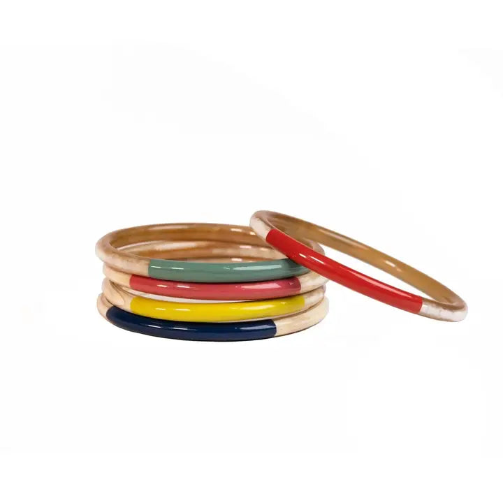 Multi Colored Desert  Bangle Set image 0