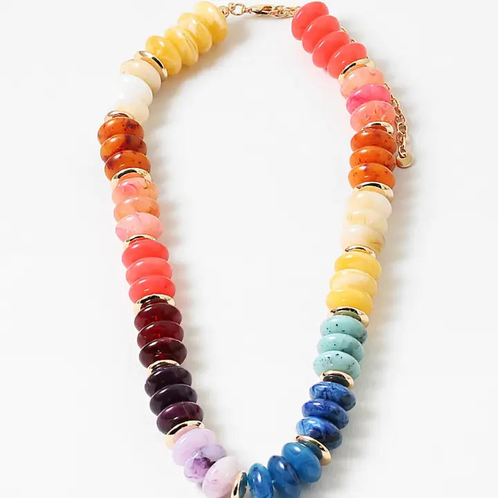 Italian Coast Resin Necklace image 0