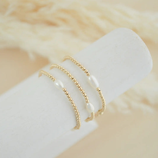 Coastal Pearl Bracelet by Amethyst & Opal image 0