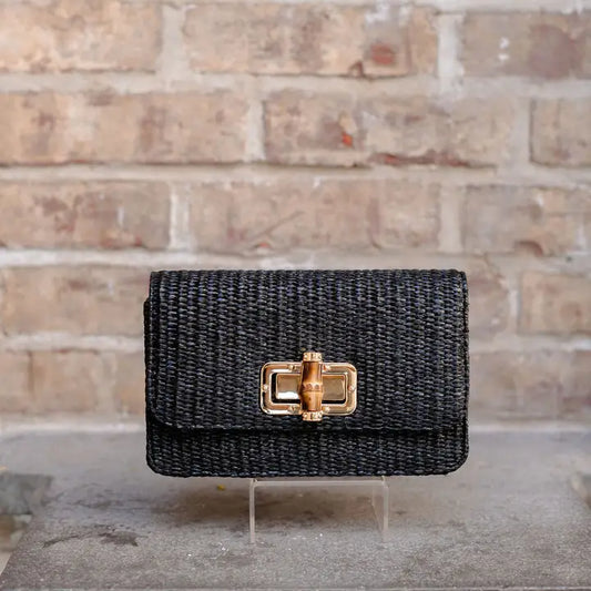 Black Bamboo Clutch image 0
