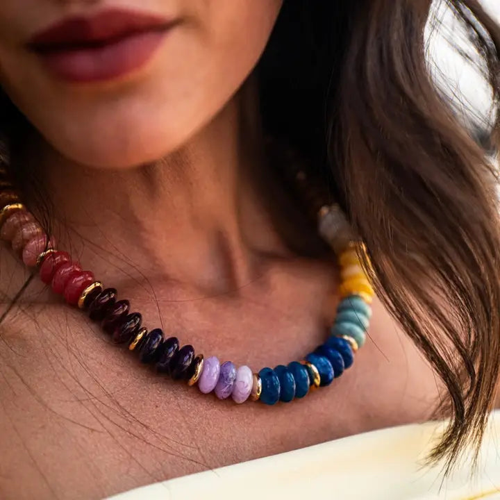 Italian Coast Resin Necklace image 2