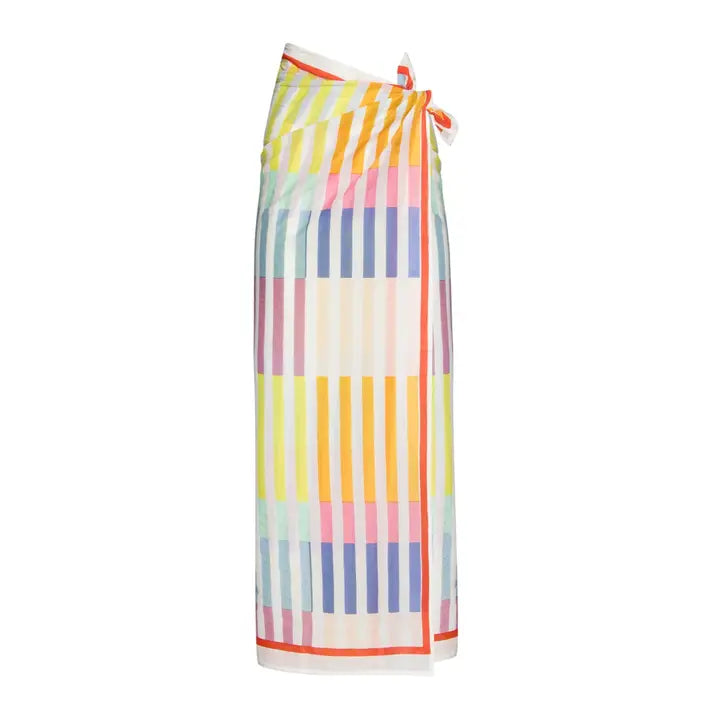 Rainbow Stripe Sarong image 0