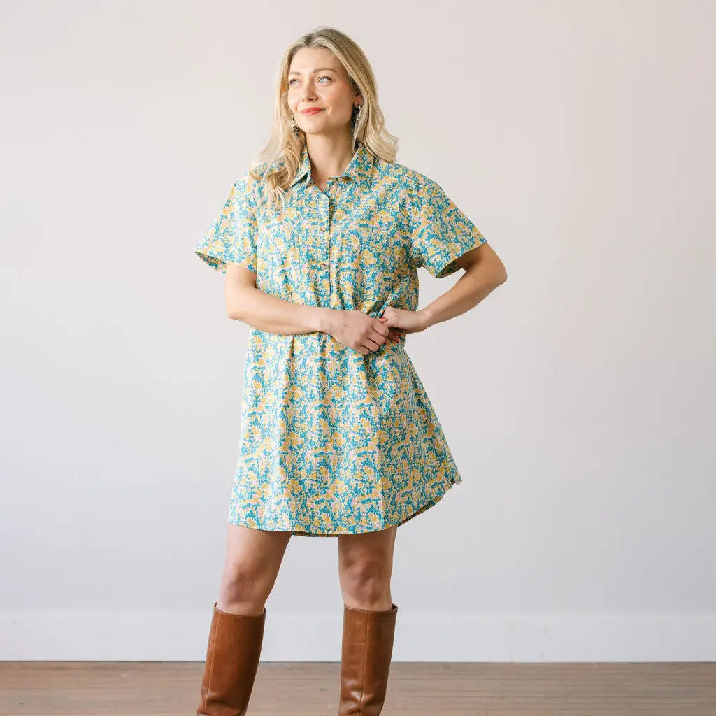 Paradise Floral Mini Dress image 1