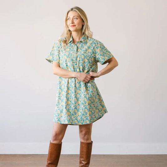 Paradise Floral Mini Dress image 1