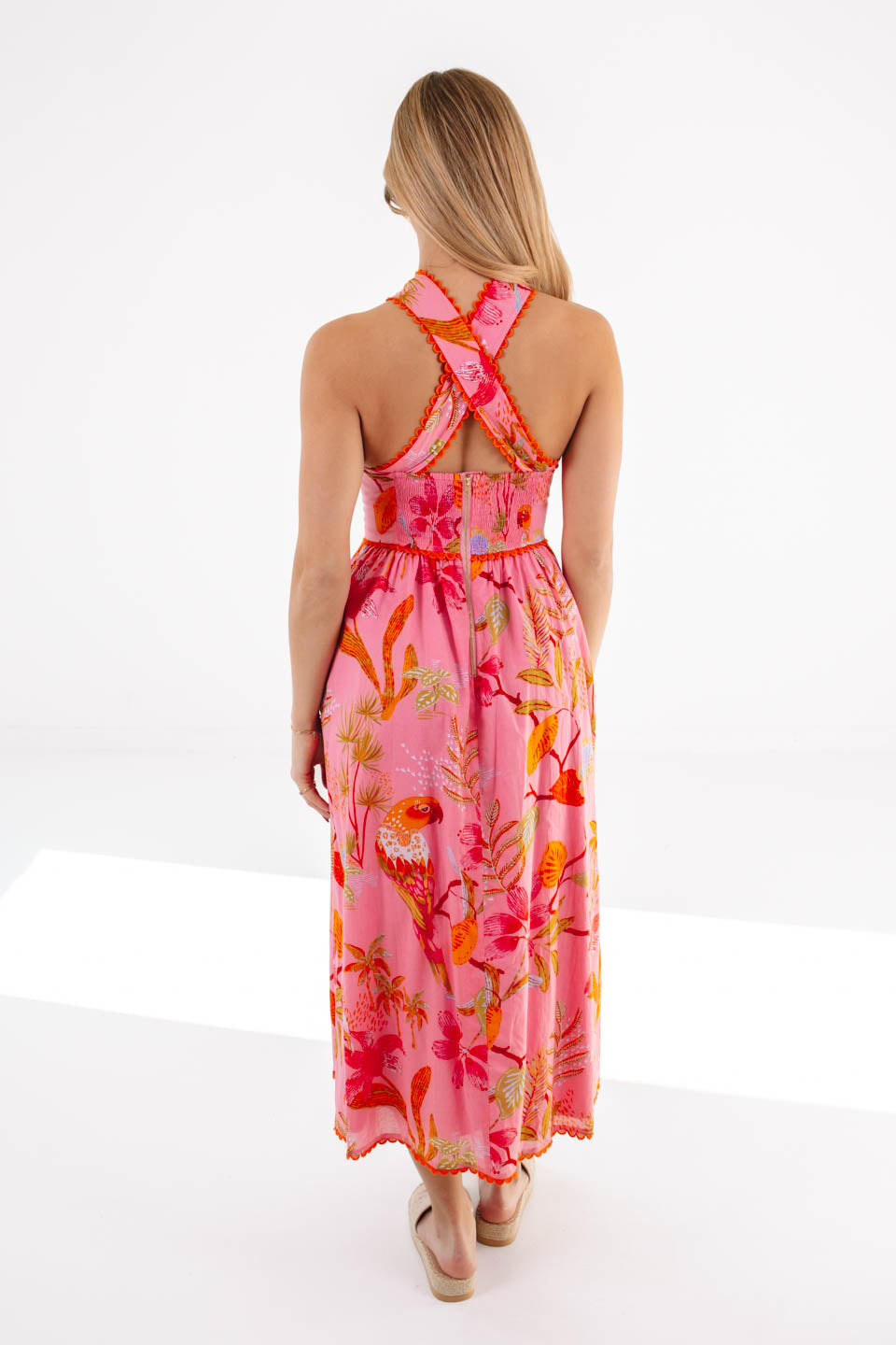 Playa Ric Rac Cross Midi Dress image 2