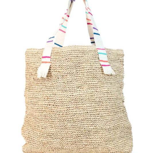 Irma Large Raffia Tote image 0