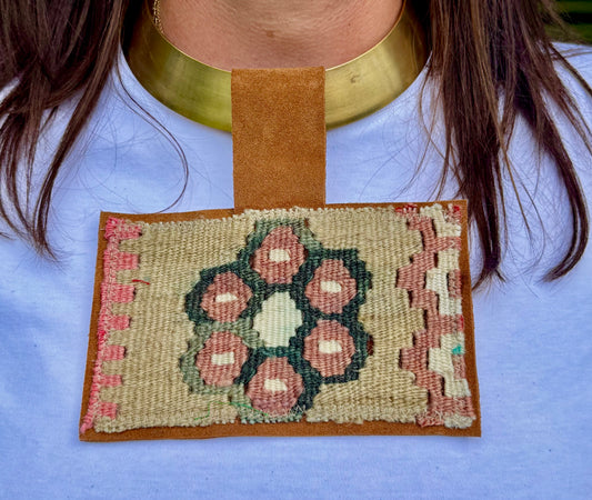 Aspen Pendant OG Brass Necklace - Flower